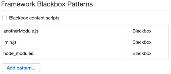 blackbox patterns